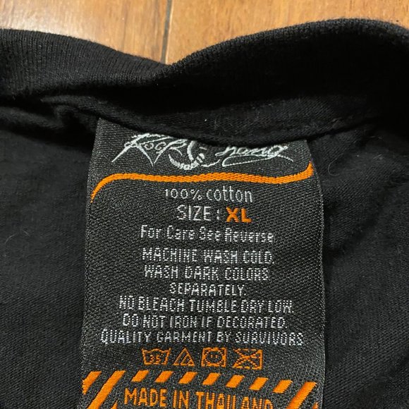 Rock Chang Shirt Skull Motorcycle Ride or Die - Picture 4 of 5